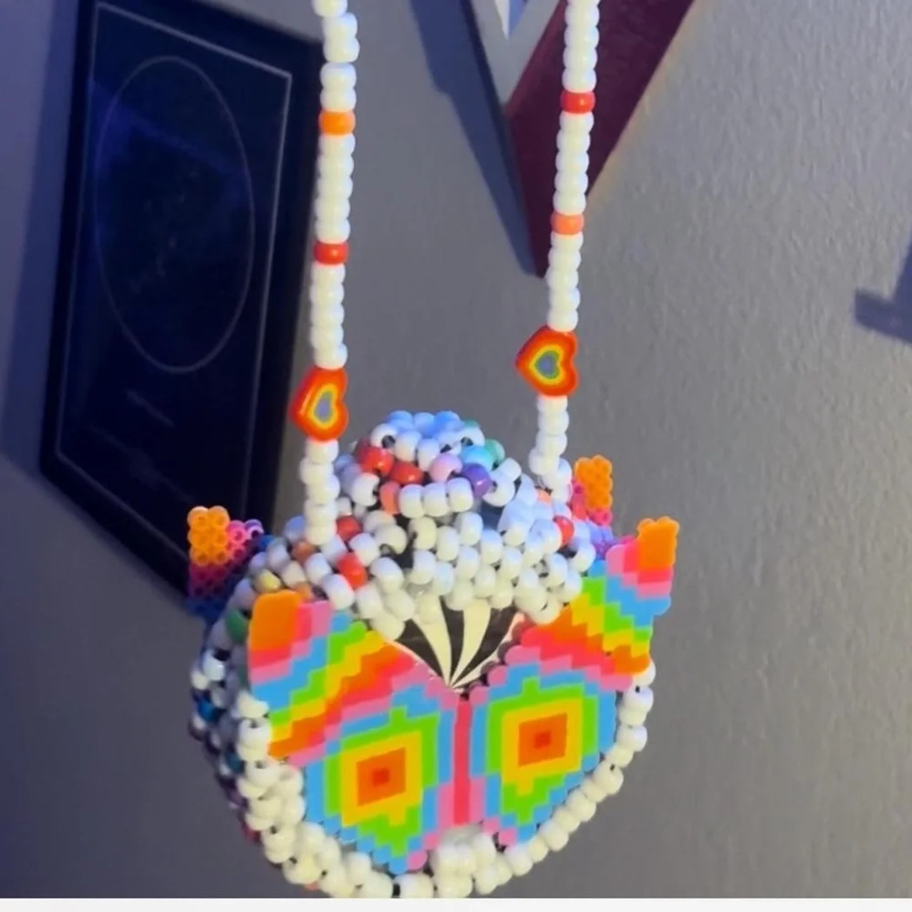 3oz custom kandi necklace flask - Picture 2 of 4